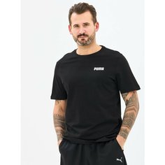Футболка PUMA ESS SMALL LOGO, размер XS, чёрный
