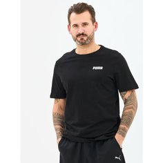 Футболка PUMA ESS SMALL LOGO, размер L, чёрный