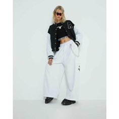 Брюки спортивные Gloria Jeans Ready! Steady! Go!, размер 9-11л/134-146, белый