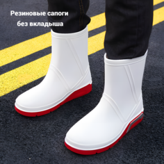 Сапоги, размер 41, белый Нет бренда