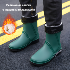 Сапоги, размер 41, зеленый Нет бренда