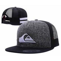 Бейсболка Quiksilver, размер OneSize, черно-серый