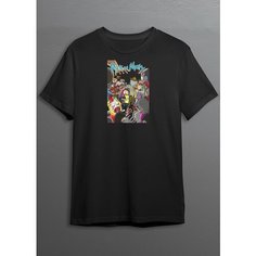 Футболка CherryPie Рик и Морти, размер XS, черный