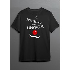 Футболка CherryPie Мем, размер 4XL, черный