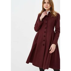Пальто Azellricca, размер 48, бордовый Azellricca