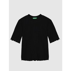 Футболка UNITED COLORS OF BENETTON, размер 160, чёрный