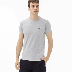 Футболка LACOSTE, размер T4, серый/зеленый