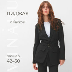Пиджак Minaku, размер 50, чёрный
