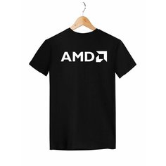 Футболка amd амд, размер XL, черный Моя маikа