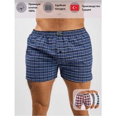 Трусы , размер 58, синий Izy Wear