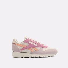 Кроссовки Reebok Classic Leather, размер 5,5 US, бежевый/розовый