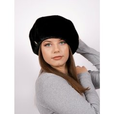 Берет , размер 55-56-57-58-59, черный Нет бренда