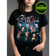 Футболка Romax Tex Базовая коллекция, размер 158-164, черный