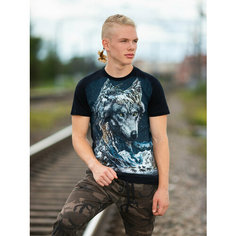 Футболка MixFix, размер M, чёрный