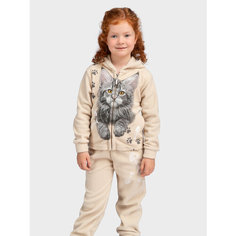 Толстовка MixFix, размер 116-122, бежевый