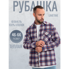 Рубашка ЛайМ, размер 56, бордо
