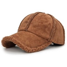 Бейсболка Accessori, размер 56-60, коричневый