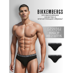 Трусы BIKKEMBERGS, комплект из 2 шт., размер M, черный