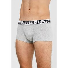 Трусы BIKKEMBERGS Essential, комплект из 2 шт., размер M, grey melange