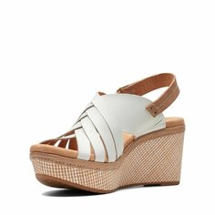Босоножки Clarks, размер 40 EU, белый