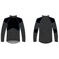 Термобелье верх KV+, размер M, черный/серый