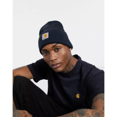 Шапка бини carhartt 2020 год Carhartt WIP Acrylic Watch Hat, размер OneSize, синий