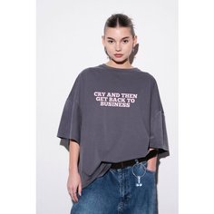 Футболка BYGG, размер onesize, серый