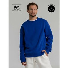 Свитшот B&C collection, размер 54, , ярко-синий