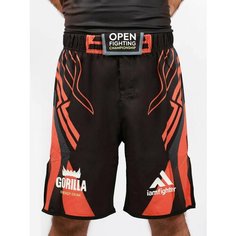 Шорты спортивные IAMFIGHTER, размер L, оранжевый, черный