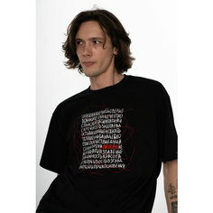 Футболка СЛОВО За СЛОВО «Слова о любви», 1 шт., размер S, черный