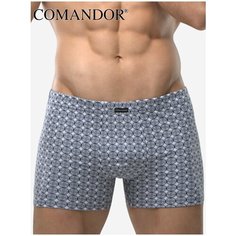 Трусы COMANDOR Трусы мужские боксеры хлопковые, размер 48;50, серый, черный, белый