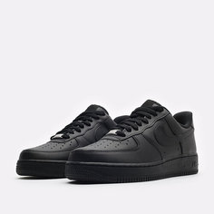 Кроссовки NIKE Air Force 1 07, размер 9 US 42,5 EUR 27 CM, чeрный