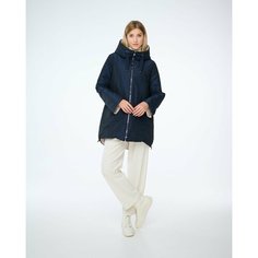 Пальто DIXI COAT, размер 44, синий/серый