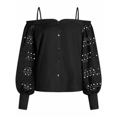Блуза Karl Lagerfeld, размер 38 IT, черный
