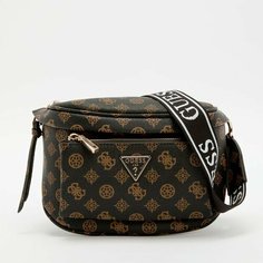 Сумка кросс-боди GUESS, темно-коричневый