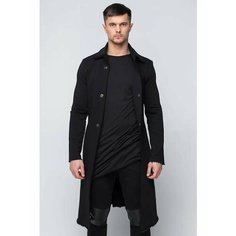 Пальто, размер XL, черный Asceto