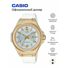 Наручные часы CASIO Baby-G, белый/золотой