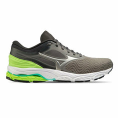 Кроссовки Mizuno WAVE PRODIGY 4, размер 10, серый/зеленый