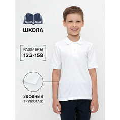 Поло crockid, размер 76/146, белый