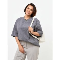 Футболка POLLEN Варенка, 1 шт., размер 60-62, серый