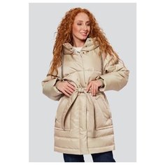 Куртка DIMMA fashion studio Дасти, размер 54, бежевый