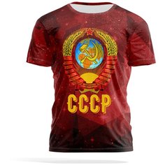 Футболка PANiN Brand, размер XXL, бордовый