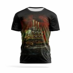 Футболка PANiN Brand, размер 4XL, черный