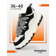 Кеды BAASPLOA, размер 38, чёрный