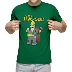 Футболка Us Basic, размер S, зеленый