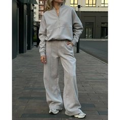 Костюм спортивный ZI OUTFIT, размер M, бежевый