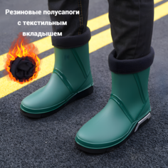 Полусапоги, размер 42, зеленый Нет бренда