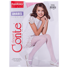 Колготки Conte elegant ANABEL, 20 den, размер 116-122, pink