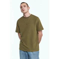 Футболка Befree Casual, размер XL, хаки/оливковый
