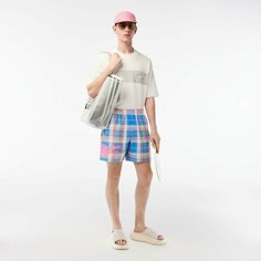 Шорты для плавания LACOSTE, размер XL, разноцветный